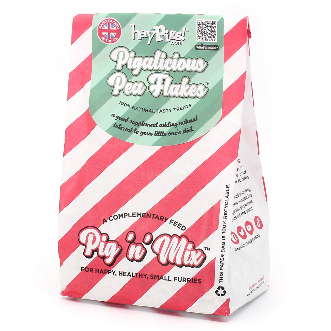 HayPigs!® Pigalicious Pea Flakes™ (300g) in Eco Refill Bag