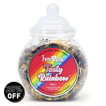 Load image into Gallery viewer, HayPigs!® Tasty Rainbow™ (50g) in Small Collectors Jar
