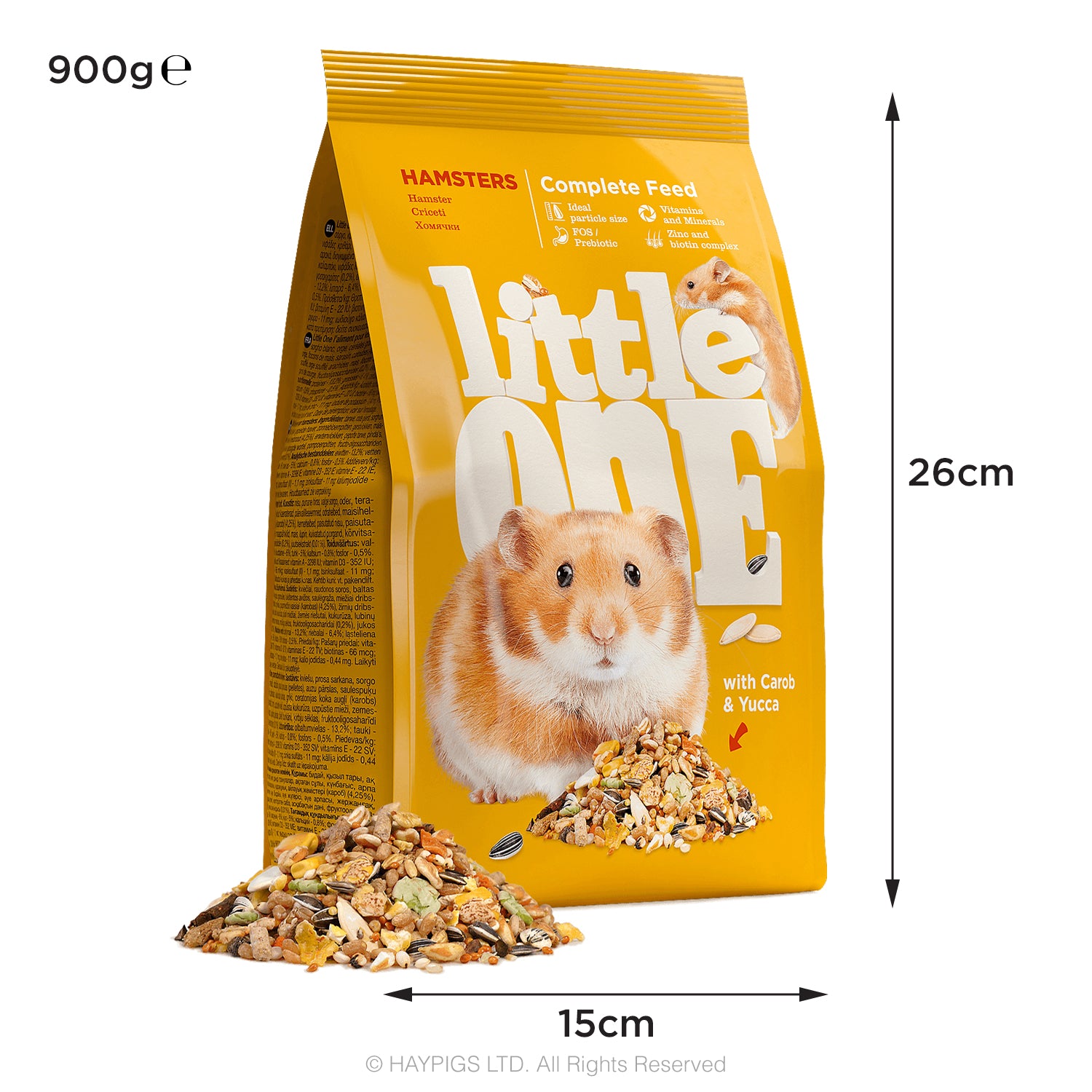 Little One Feed for Hamsters 900g – HAYPIGS