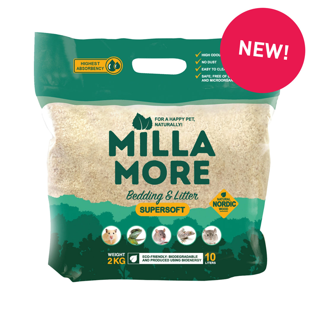 Millamore Supersoft Bedding and Litter 10L