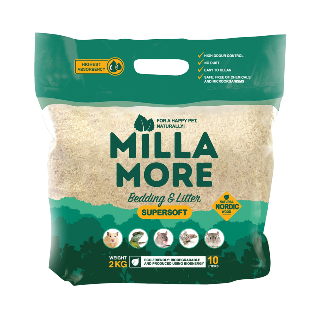 Millamore Supersoft Bedding and Litter 10L