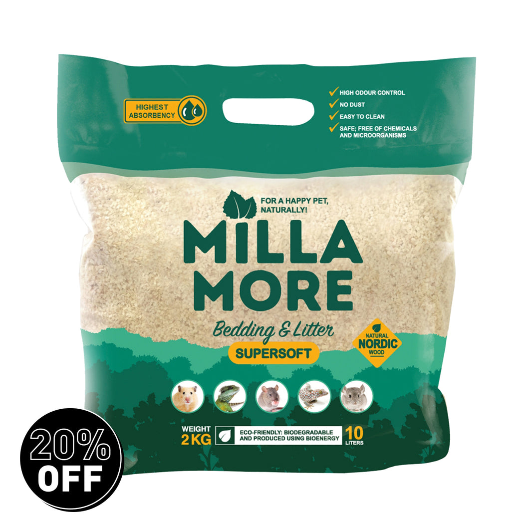 Millamore Supersoft Bedding and Litter 10L