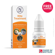 Load image into Gallery viewer, Naqua Anti-Parasite - Small Rodents (Hamsters, Gerbils, Mice, Rats) - 10ml | 100 Drops
