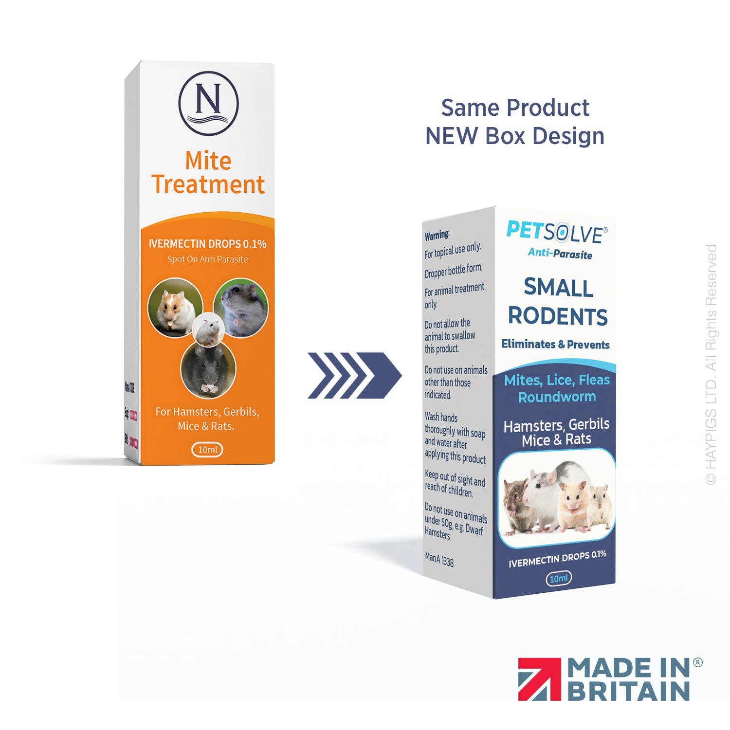 Naqua - 2 X VET STRENGTH - Anti-Parasite Spot On Pipettes. 2