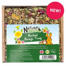 Load image into Gallery viewer, Natural Nibbles Herbal Forage Tray 70g
