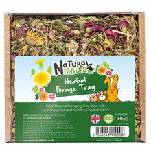 Load image into Gallery viewer, Natural Nibbles Herbal Forage Tray 70g
