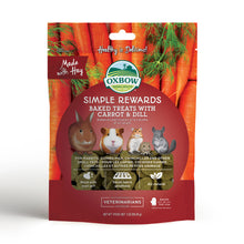 Load image into Gallery viewer, Oxbow Simple Rewards Baked Treats - Carrot &amp; Dill 85g
