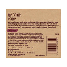 Load image into Gallery viewer, Rosewood Rose 'n' Herb Ice Lolly 45g
