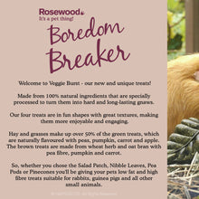 Load image into Gallery viewer, Rosewood Boredom Breaker Veggie Burst Nibble Leaves (6pk)
