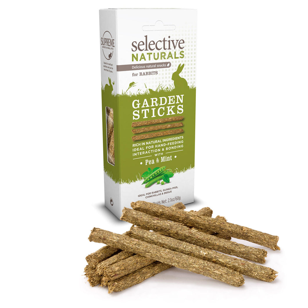 Selective Naturals Garden Sticks with Pea and Mint, 80g