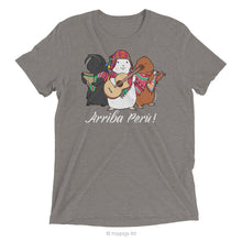 Load image into Gallery viewer, HayPigs!® Arriba Perú! Unisex T-shirt - Grey Triblend
