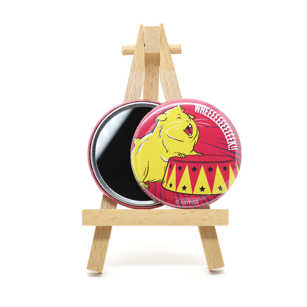 HayPigs!® Piggin' Awesome Pocket Mirror - 'Lion Pig' Edition
