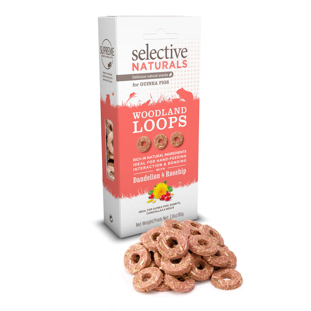 Selective Naturals Woodland Loops with Dandelion and Rosehip, 80g